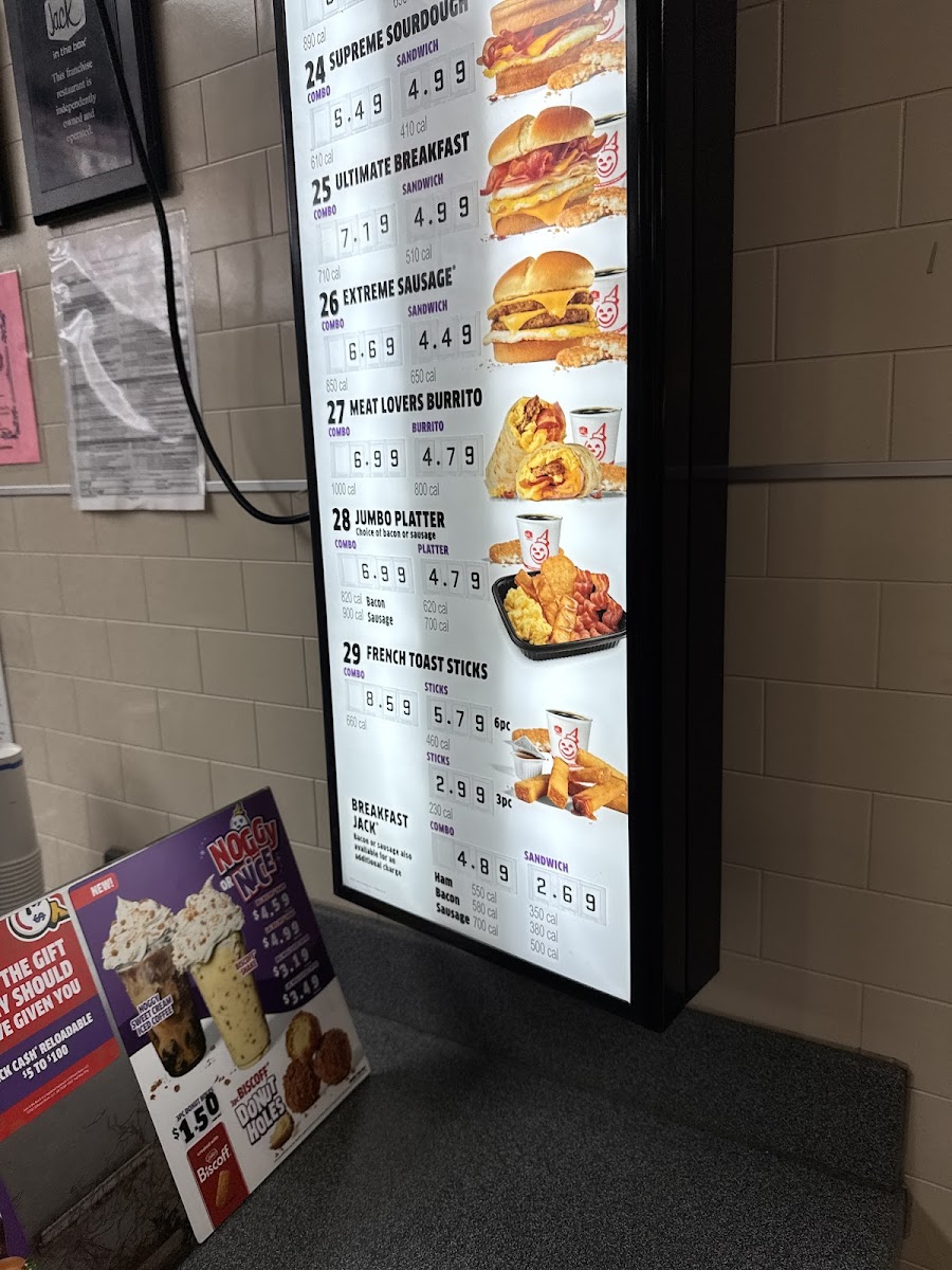 Jack in the Box Photo Menu 10