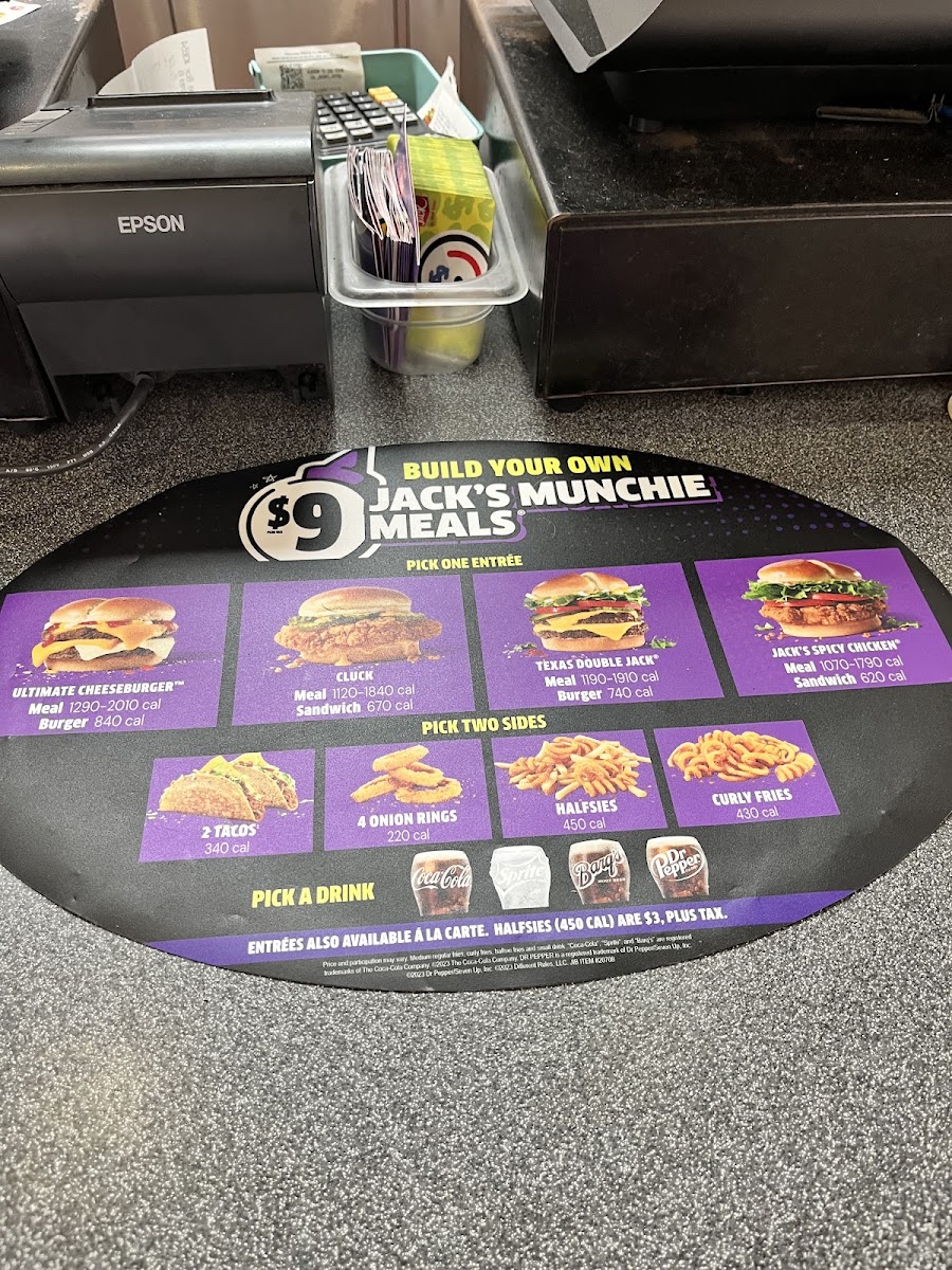 Jack in the Box Photo Menu 4