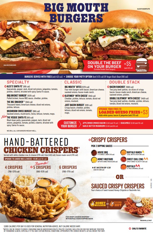 Chili's Grill & Bar Photo Menu 10