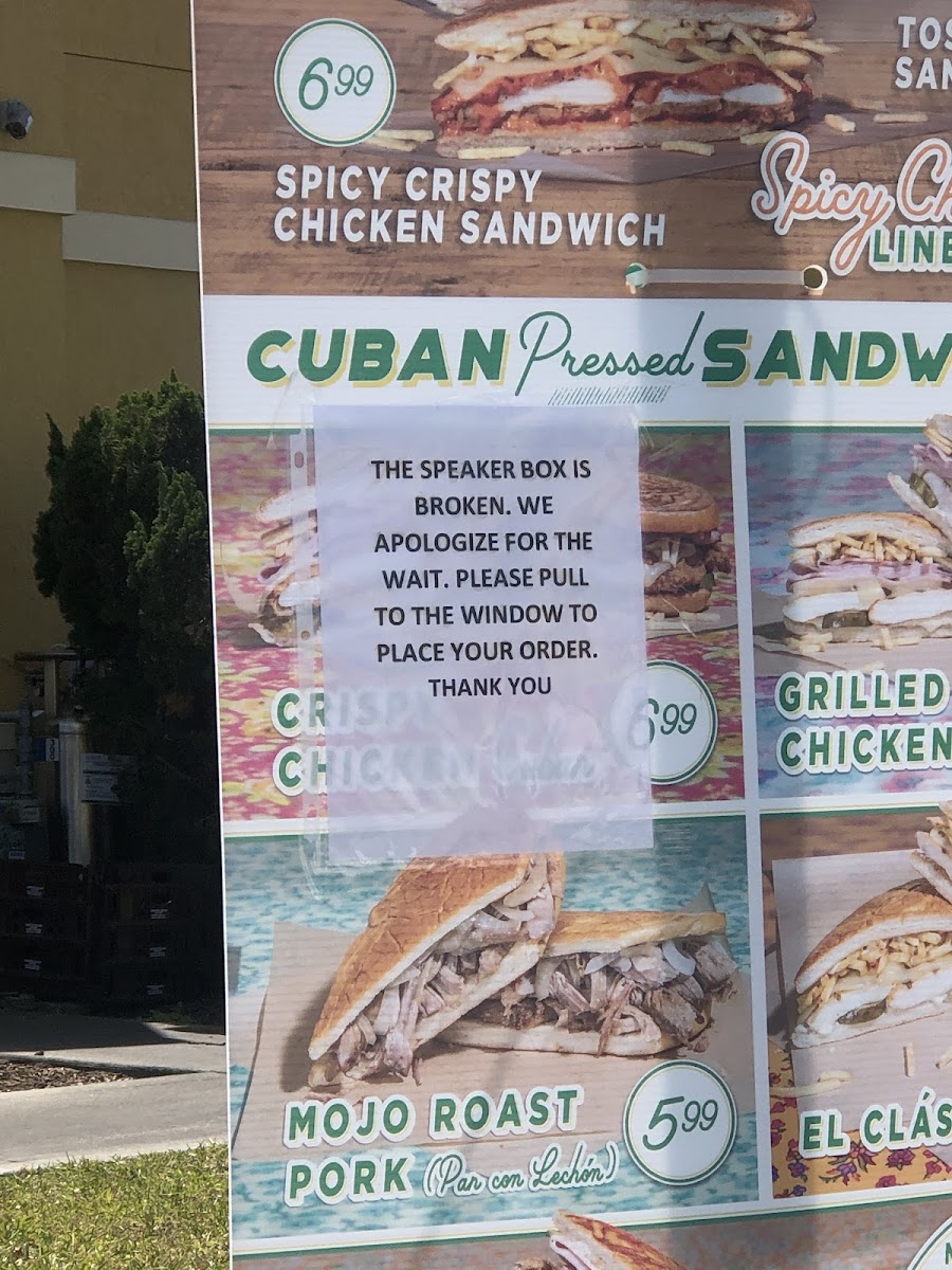 Pollo Tropical Photo Menu 2