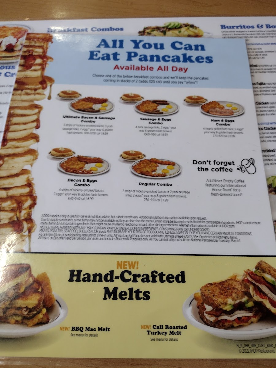 IHOP Photo Menu 10