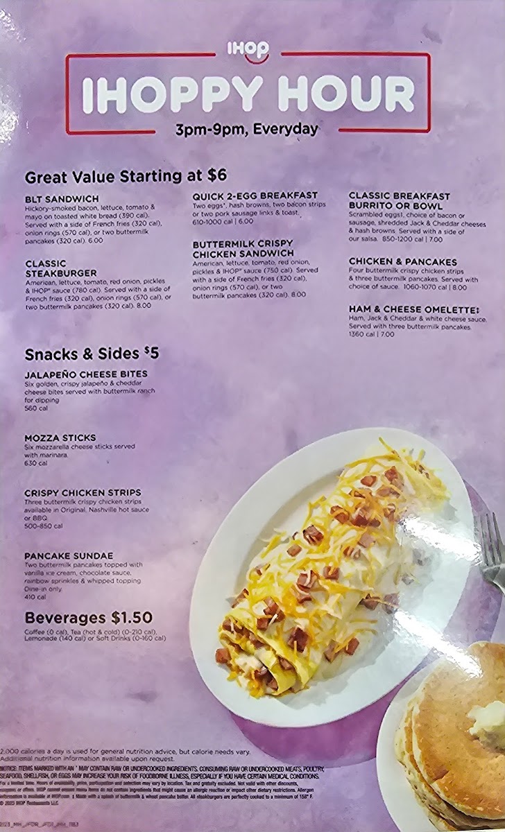 IHOP Photo Menu 3