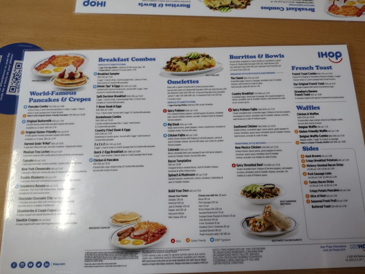 IHOP Photo Menu 5