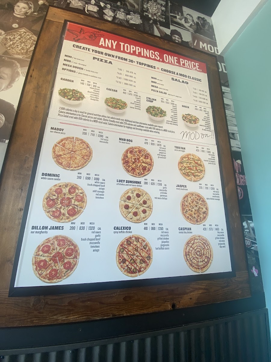 MOD Pizza Photo Menu 5