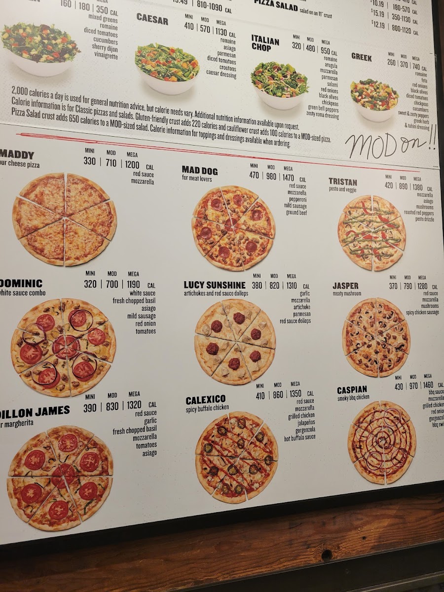 MOD Pizza Photo Menu 9
