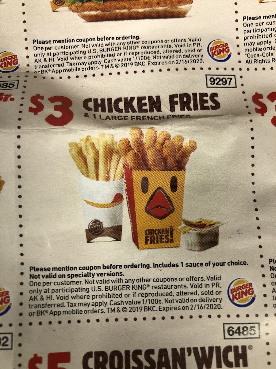 Burger King Photo Menu 4