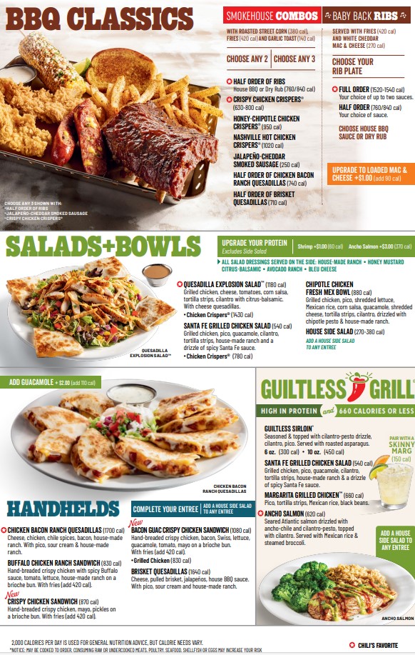 Chili's Grill & Bar Photo Menu 7