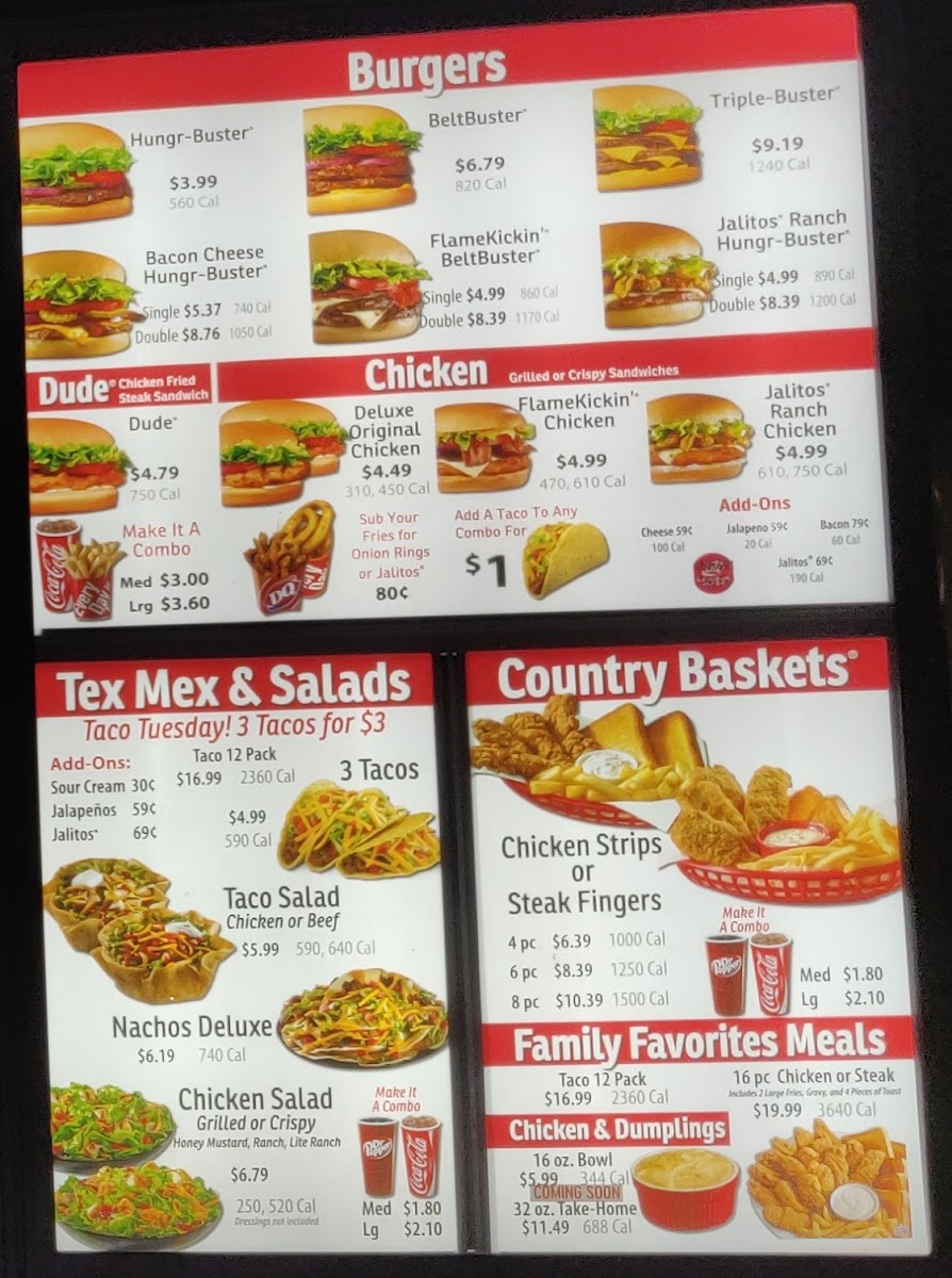Dairy Queen Photo Menu 1
