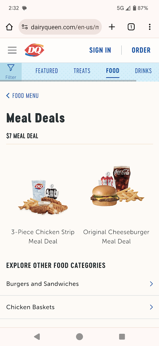 Dairy Queen Photo Menu 5
