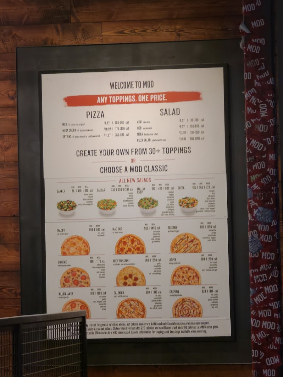 MOD Pizza Photo Menu 5