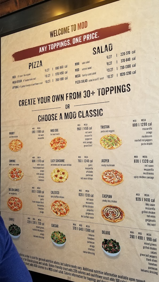 MOD Pizza Photo Menu 7