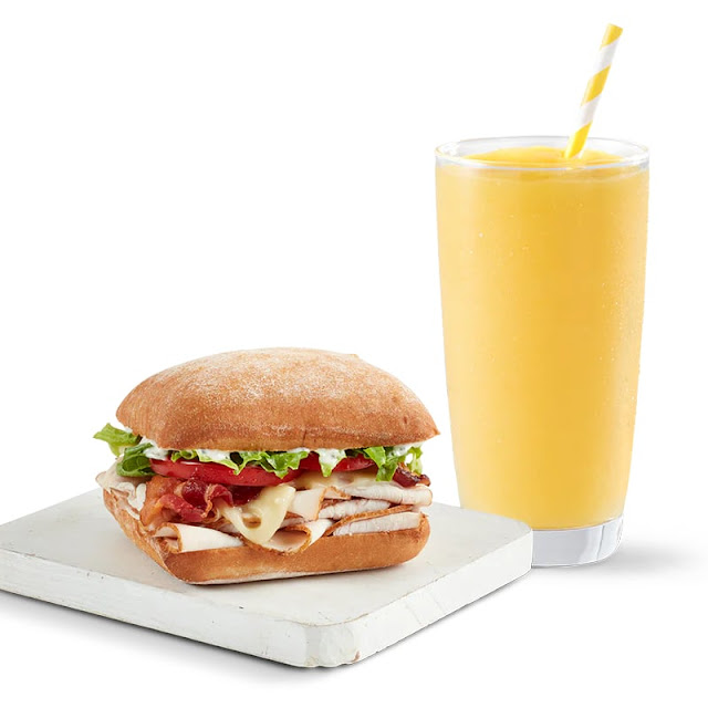 Smoothie and a Sandwich