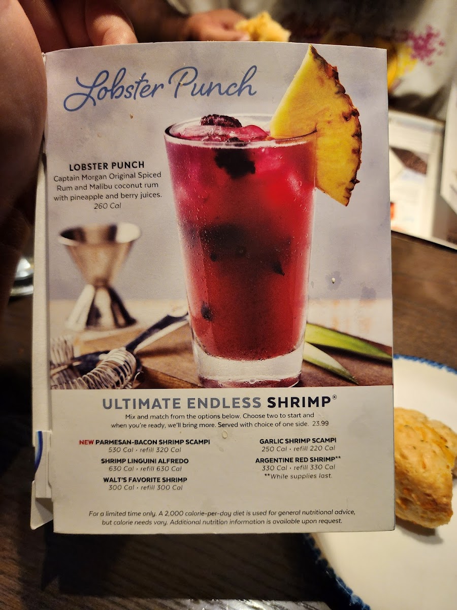 Red Lobster Photo Menu 8