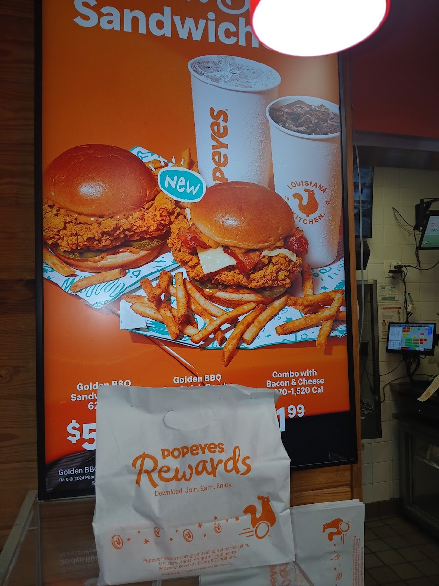Popeyes Louisiana Kitchen Photo Menu 2
