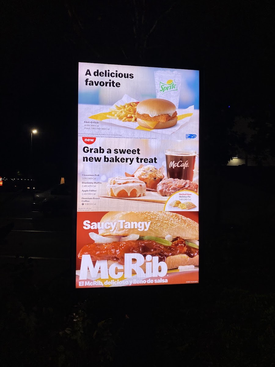 McDonald's Photo Menu 2