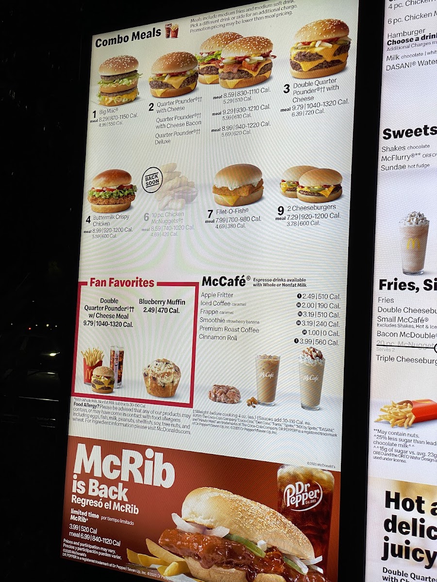 McDonald's Photo Menu 3