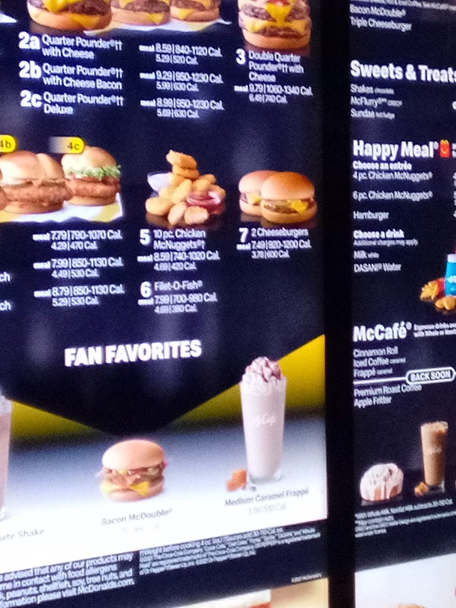 McDonald's Photo Menu 4