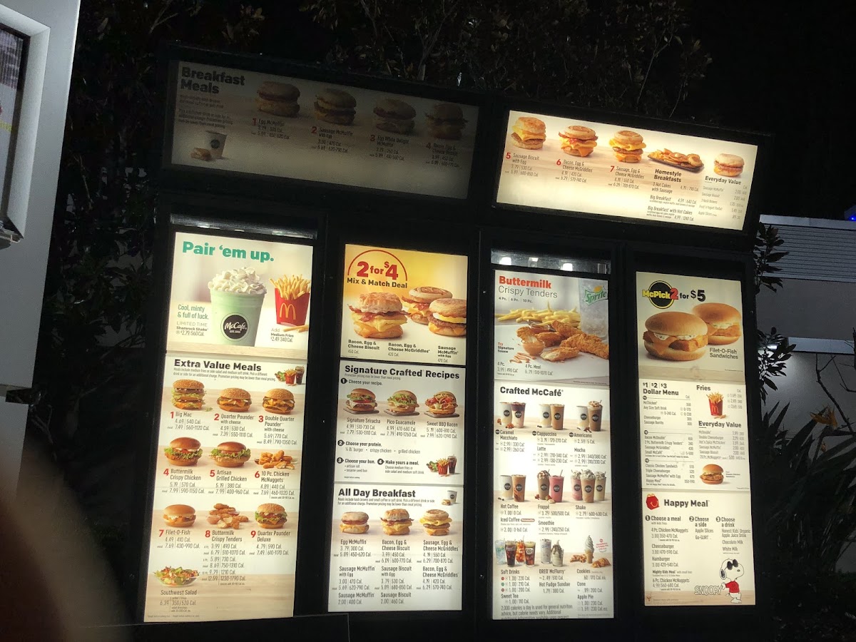 McDonald's Photo Menu 5