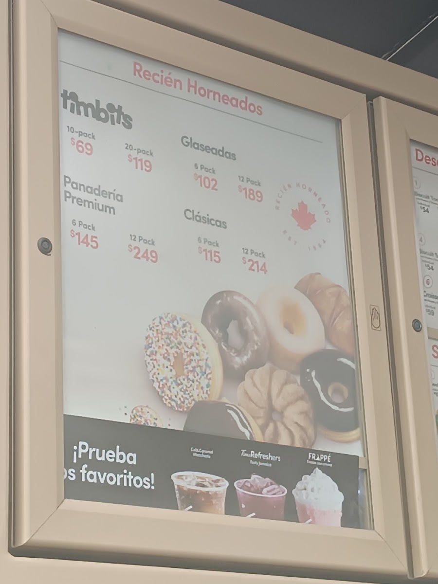 Tim Hortons Photo Menu 10