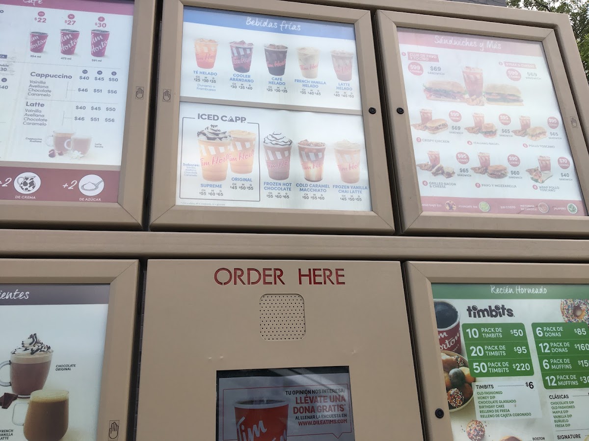 Tim Hortons Photo Menu 7