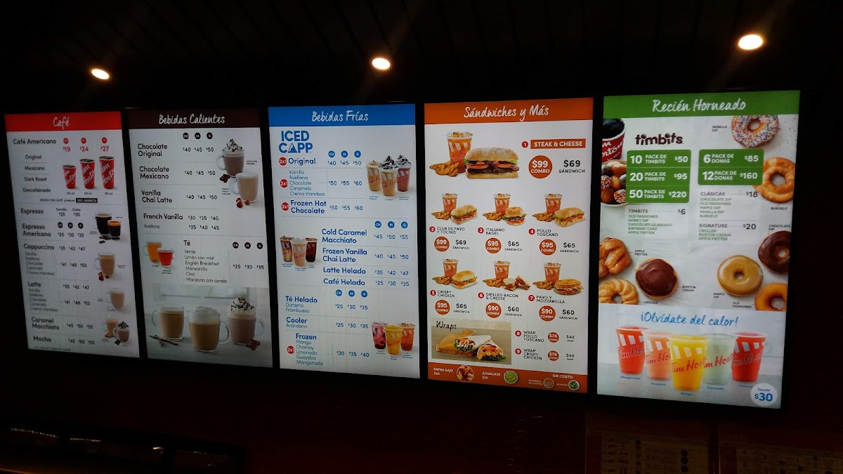 Tim Hortons Photo Menu 8