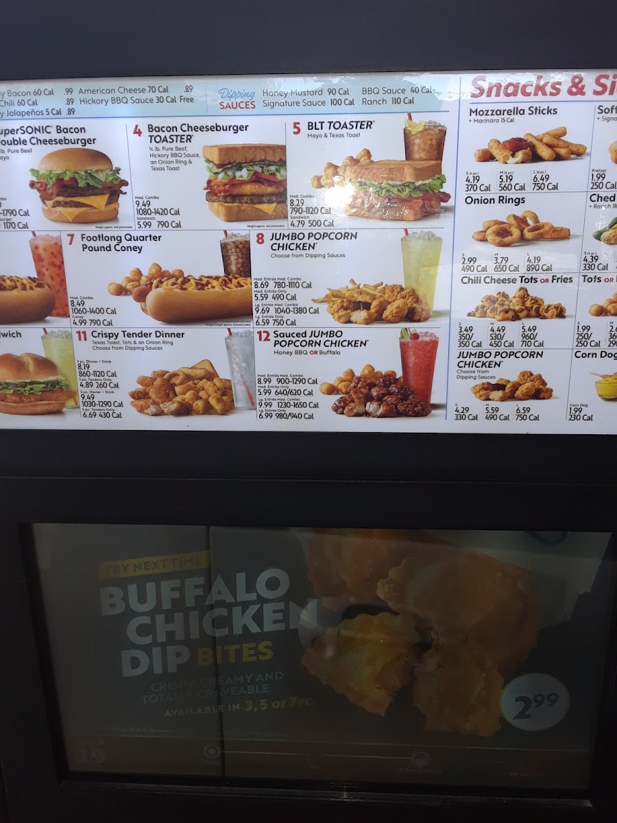 Sonic Drive-In Photo Menu 4