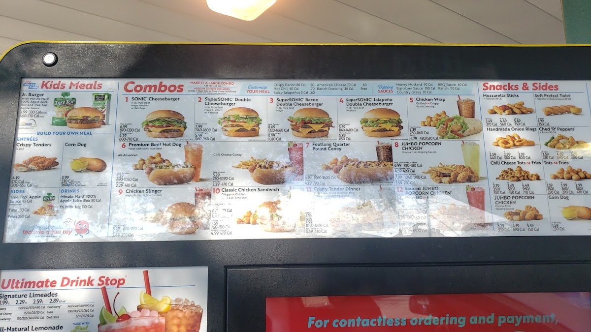 Sonic Drive-In Photo Menu 5