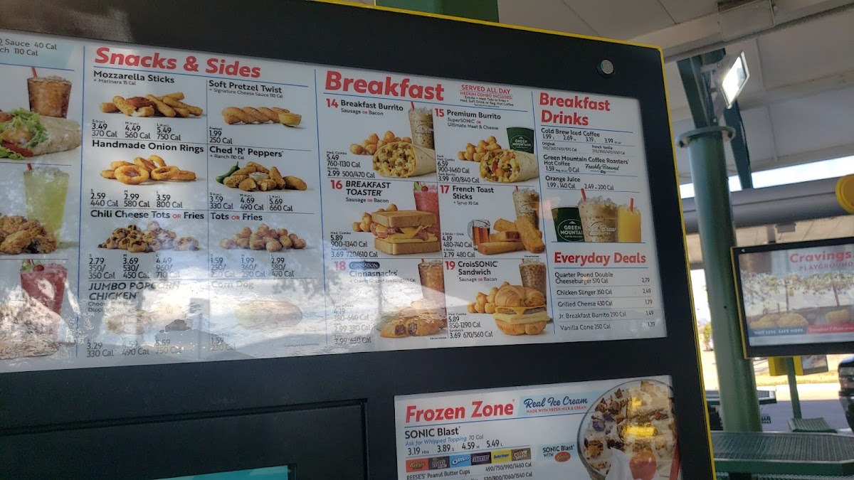 Sonic Drive-In Photo Menu 7