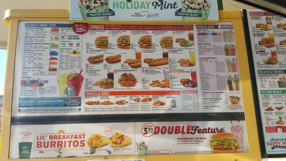 Sonic Drive-In Photo Menu 9