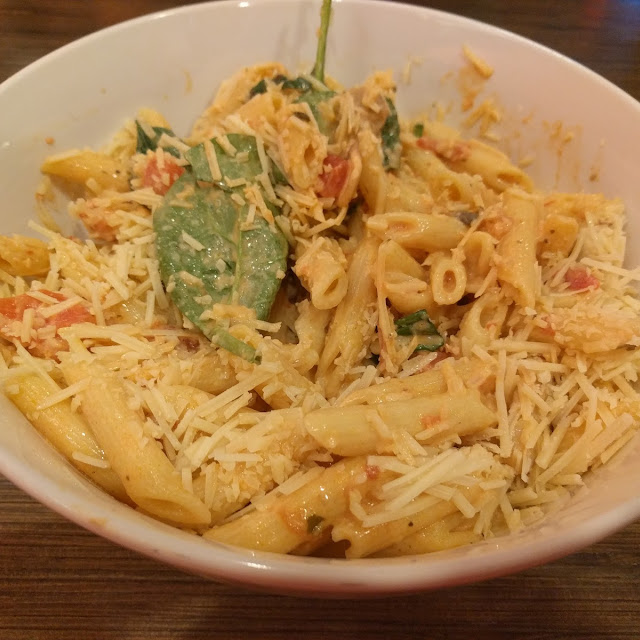 Penne Rosa with Parmesan