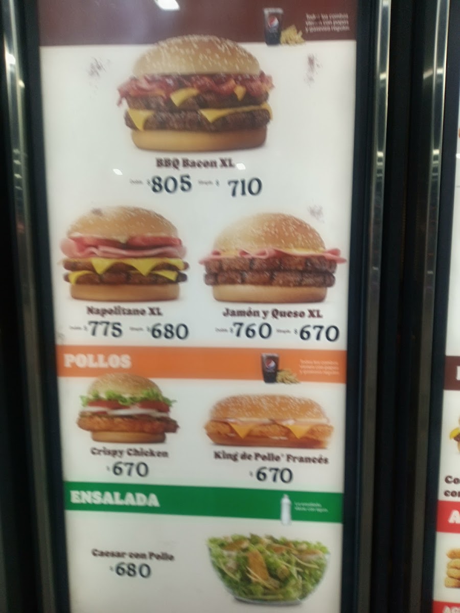 Burger King Photo Menu 6