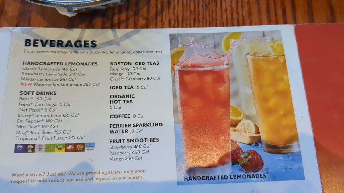 Red Lobster Photo Menu 5