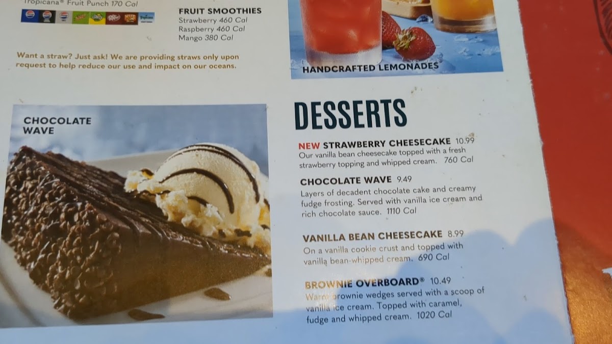 Red Lobster Photo Menu 9