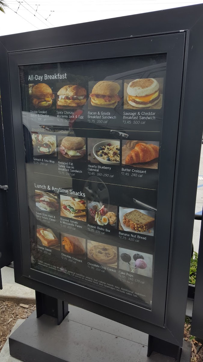 Starbucks Photo Menu 5