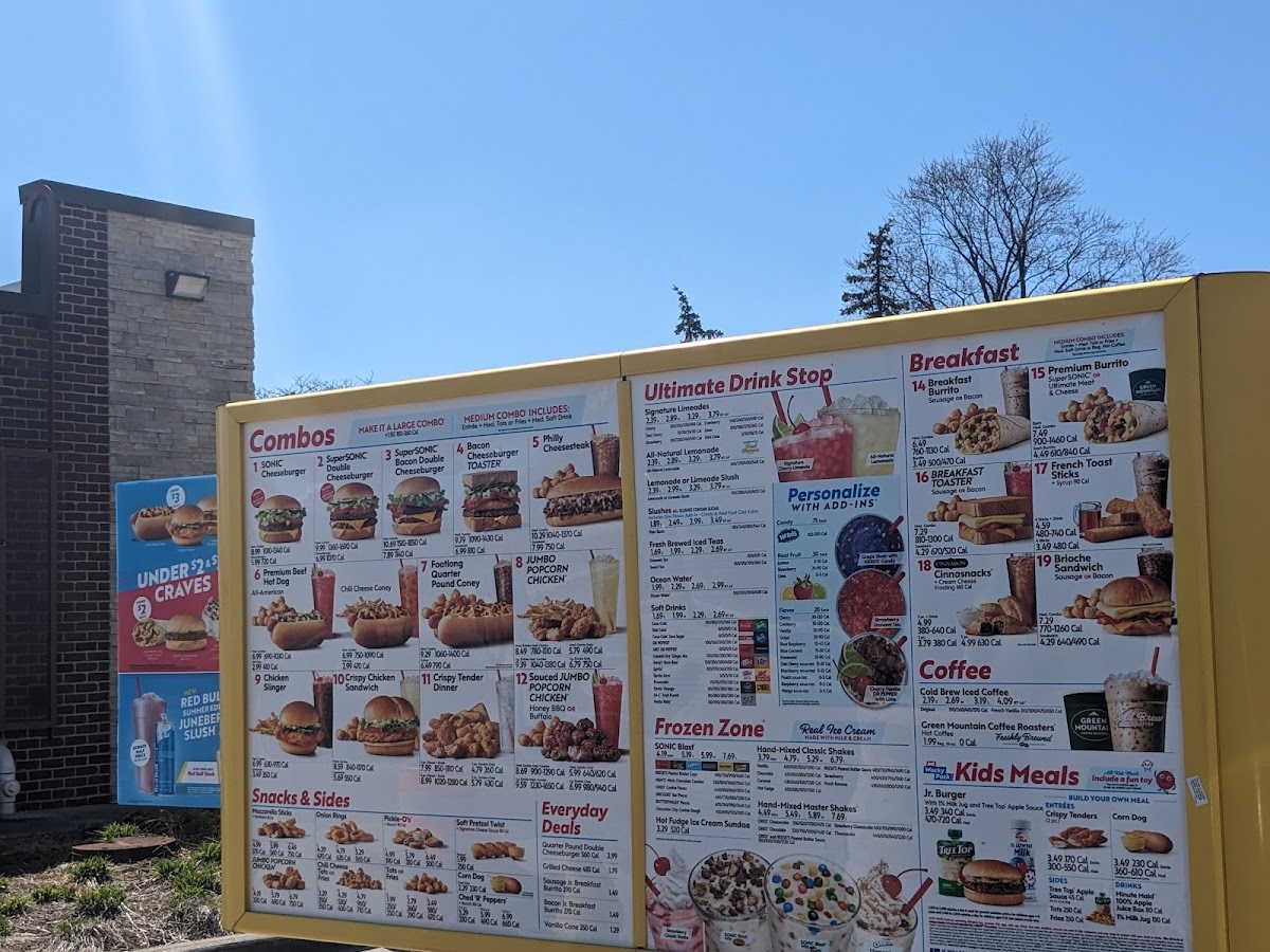Sonic Drive-In Photo Menu 4