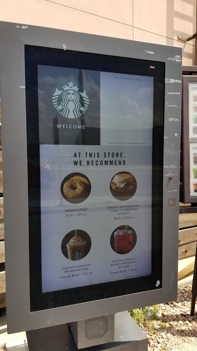Starbucks Photo Menu 1