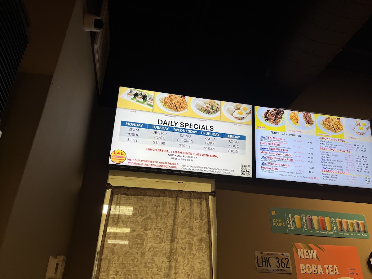 L&L Hawaiian Barbecue Photo Menu 6