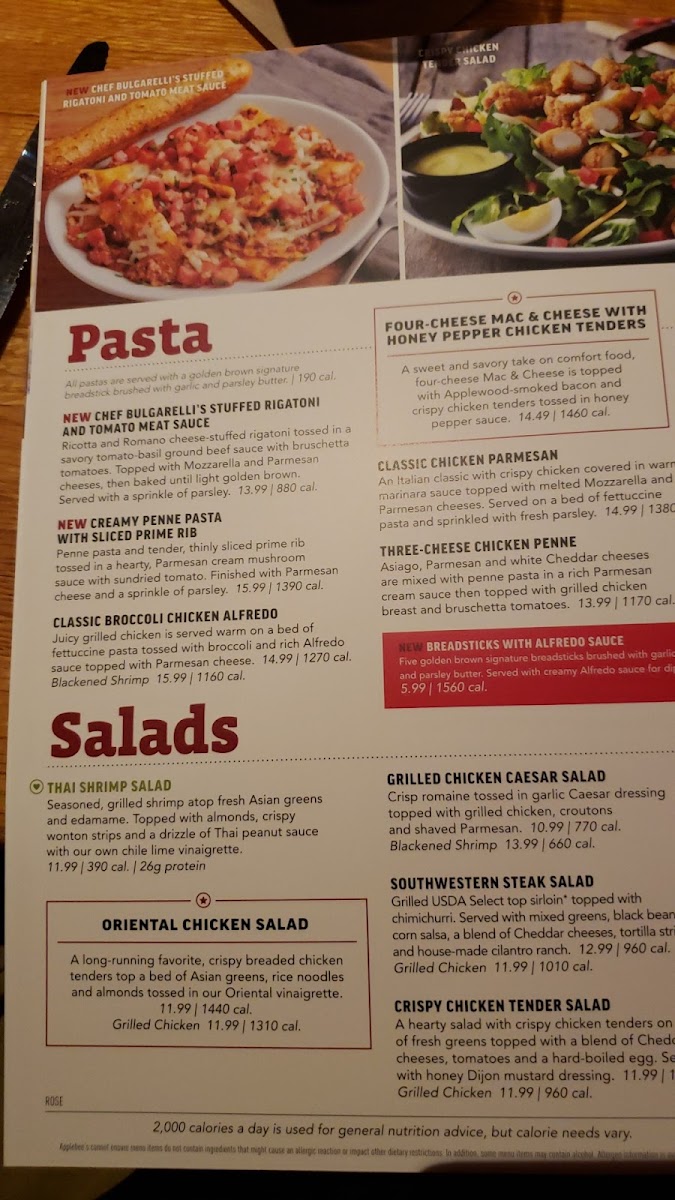 Applebee's Grill + Bar Photo Menu 1