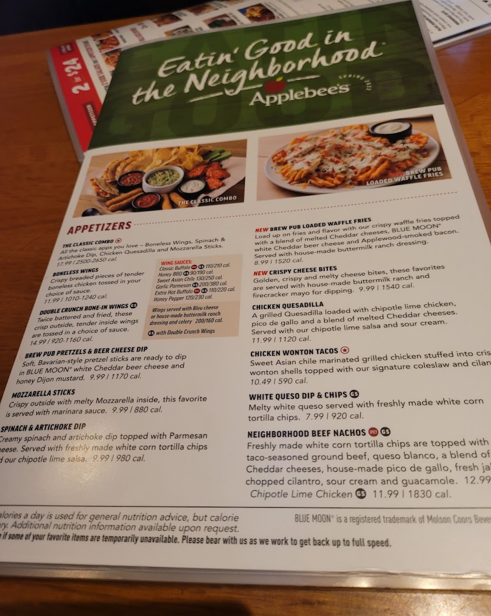 Applebee's Grill + Bar Photo Menu 4