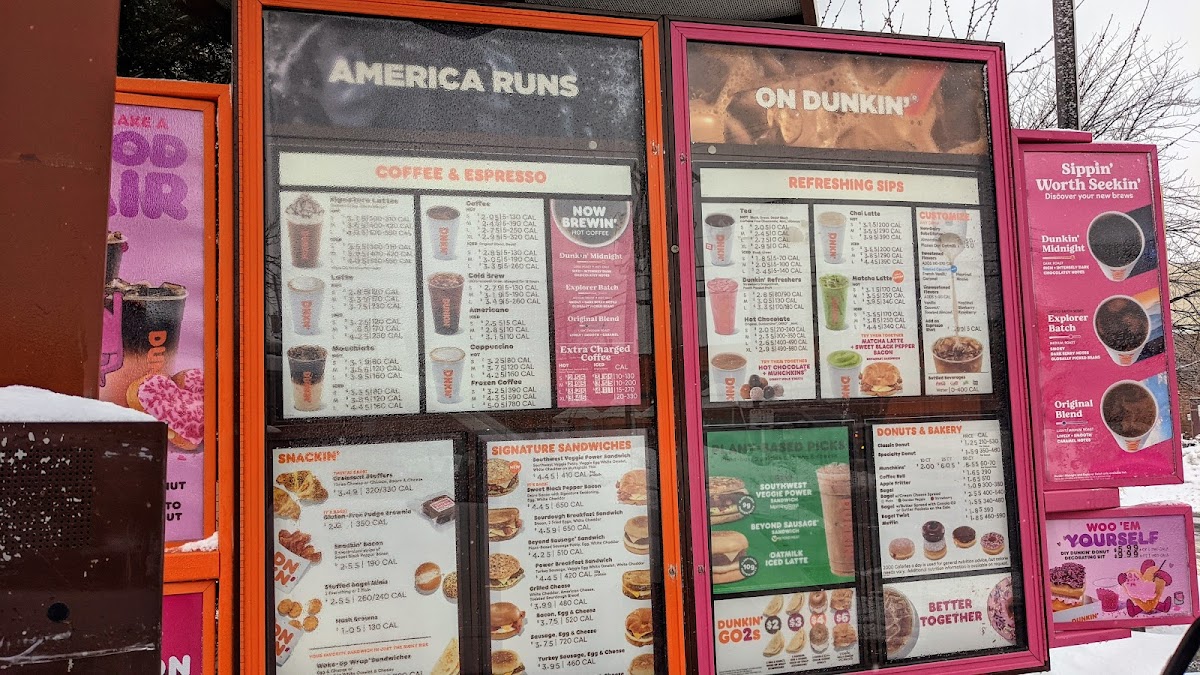 Dunkin' Photo Menu 2