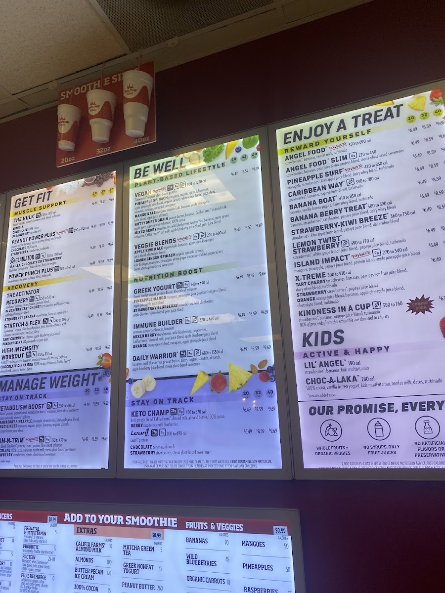 Smoothie King Photo Menu 4