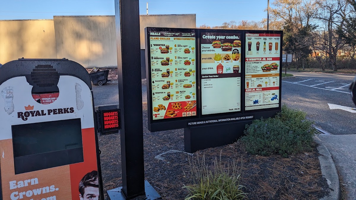 Burger King Photo Menu 2