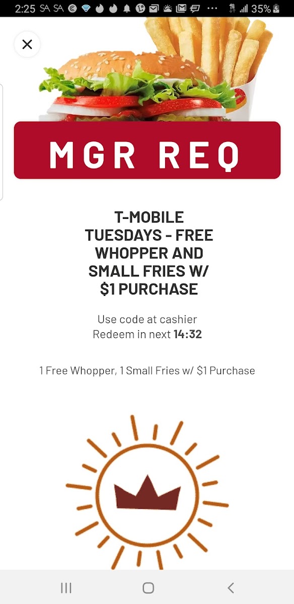 Burger King Photo Menu 3