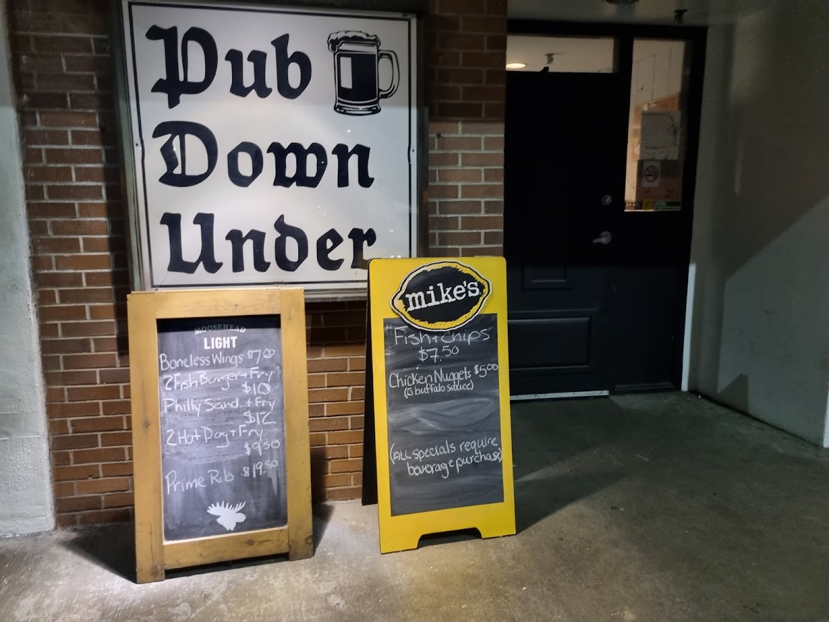 Pub Down Under Photo Menu 6