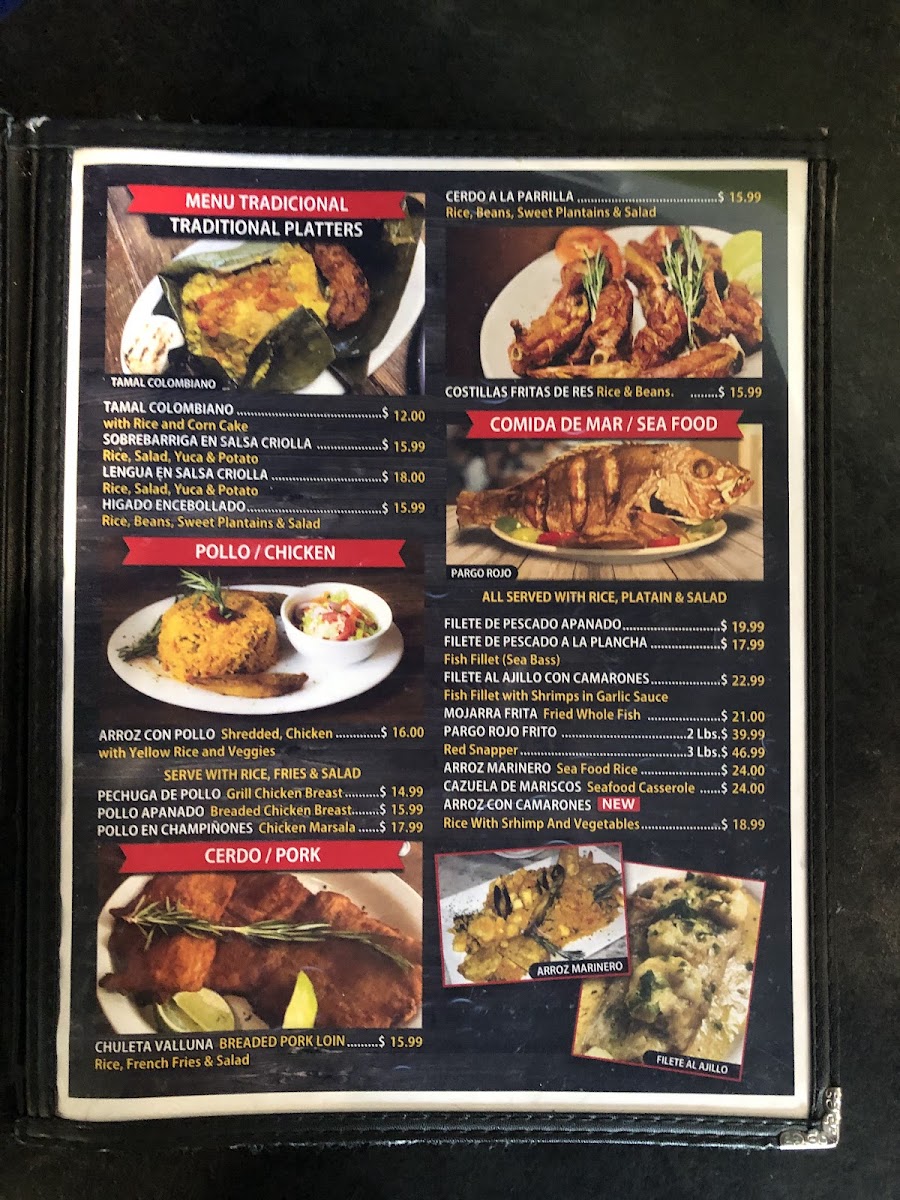 Mi Carreta Restaurant & Bakery Photo Menu 2