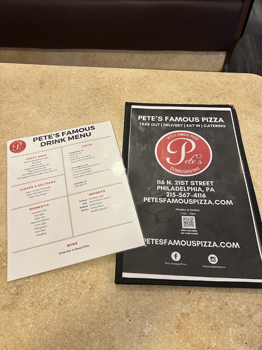 Pete's Famous Pizza Photo Menu 7