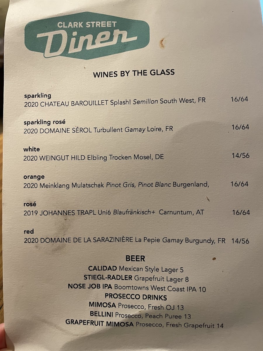 Clark Street Diner Photo Menu 7