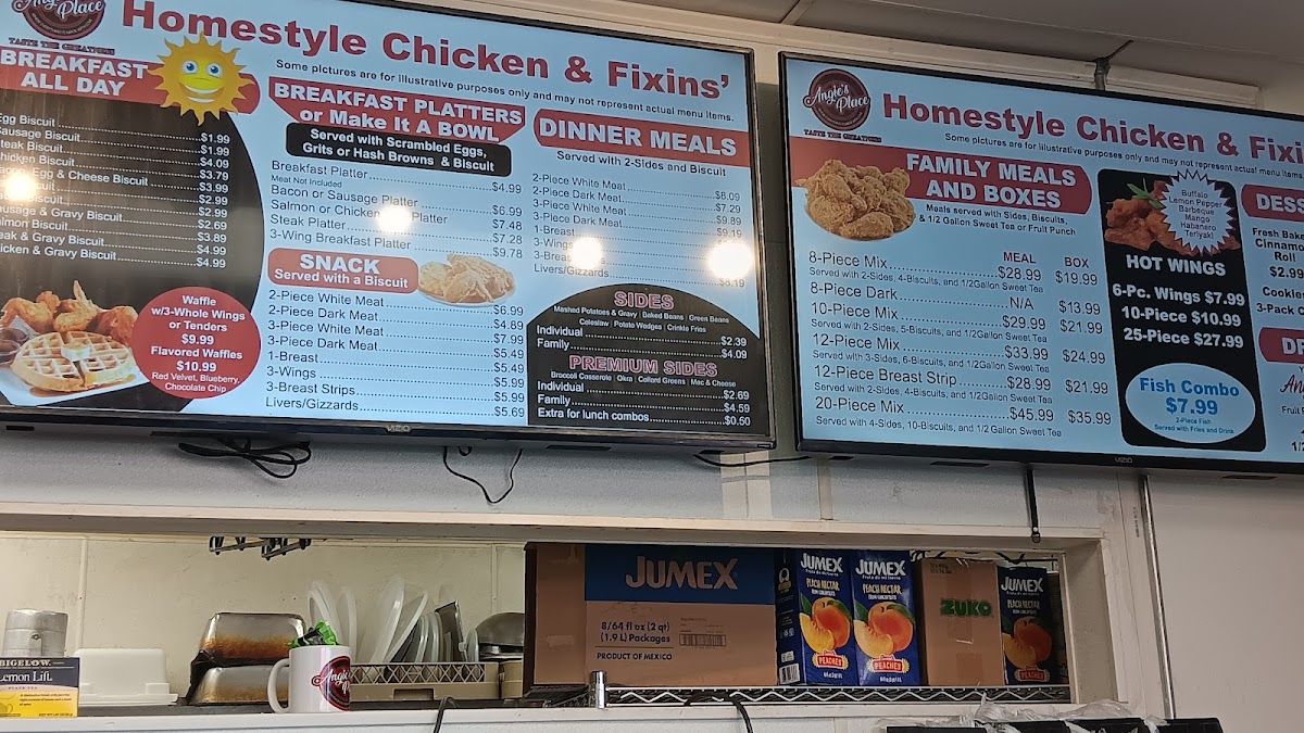 Angie's Place Photo Menu 3