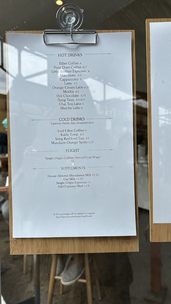 Saint Frank Coffee Photo Menu 9