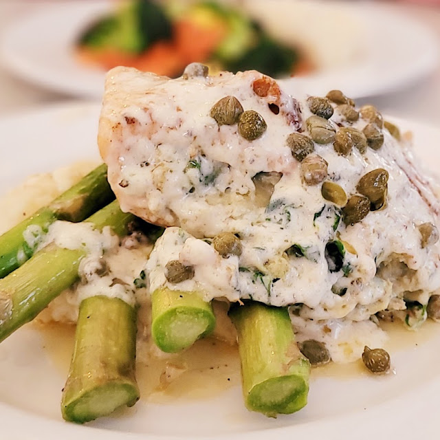 Crab Stuffed Salmon